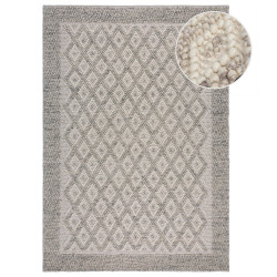 Ručně tkaný kusový koberec Minerals Diamond Grey