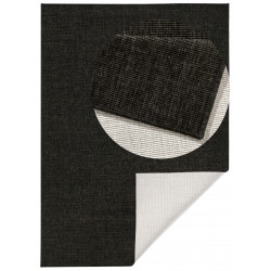 Kusový koberec Twin-Wendeteppiche 103096 black cream – na ven i na doma