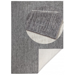 Kusový koberec Twin-Wendeteppiche 103097 grey cream – na ven i na doma
