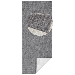 Běhoun Twin-Wendeteppiche 103097 grey cream – na ven i na doma