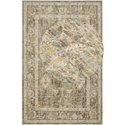 Kusový koberec Cairo 105592 Luxor Black Cream – na ven i na doma