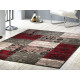 Kusový koberec Prime Pile 101188 Patchwork Optik Rot/Grau/Beige