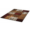 Kusový koberec Prime Pile 101186 Patchwork Optik Terra/Rot/Beige/Braun