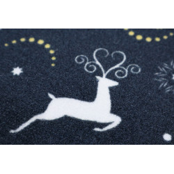 Rohožka vánoční Sněhové vločky se soby