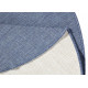 DOPRODEJ: 140x140 (průměr) kruh cm Kusový koberec Twin-Wendeteppiche 103100 blue cream kruh – na ven i na doma