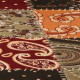 Kusový koberec Prime Pile 101091 Patchwork Optik Terra/Braun/Rot
