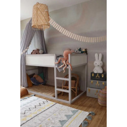 Přírodní koberec, ručně tkaný Azteca Natural-Vintage Blue