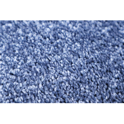 Kusový koberec Velur Ultra tm. modrý čtverec