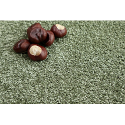 Kusový koberec Velur Ultra olivový čtverec