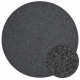 Kusový koberec Braided 105550 Dark Grey kruh – na ven i na doma