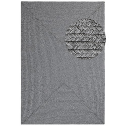 Kusový koberec Braided 105551 Light Grey – na ven i na doma