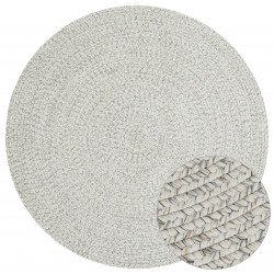 Kusový koberec Braided 105553 Light Melange kruh – na ven i na doma