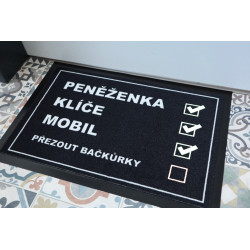 Rohožka Checklist 40x60 cm - na ven i na doma