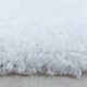 DOPRODEJ: 80x80 (průměr) kruh cm Kusový koberec Sydney Shaggy 3000 white kruh