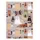 AKCE: 180x270 cm Dětský kusový koberec Fun Kittens Cats beige