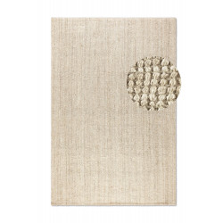 Kusový koberec Bouclé Jute 105973 Ivory White