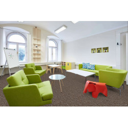 Metrážový koberec Optik 15 Hnědý