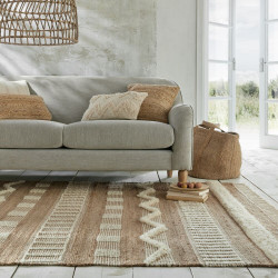 AKCE: 160x230 cm Kusový koberec Jubilant Medina Jute Natural/Ivory
