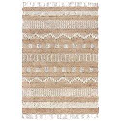 AKCE: 160x230 cm Kusový koberec Jubilant Medina Jute Natural/Ivory