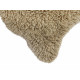 DOPRODEJ: 75x110 tvar kožešiny cm Vlněný koberec Woolly - Sheep Beige