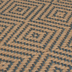 Kusový koberec Geometric Jute Blue
