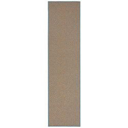 Běhoun Geometric Jute Blue