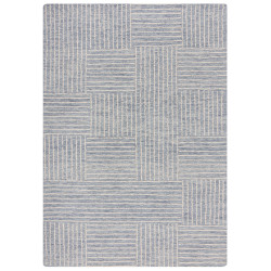 Kusový koberec Memphis Abstract Check Blue