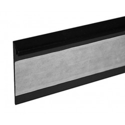 DOPRODEJ: 2500x55x10 mm cm Kobercová (soklová) lišta TL55 110 černá 2,5 m