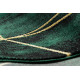 AKCE: 240x330 cm Kusový koberec Emerald 1022 green and gold