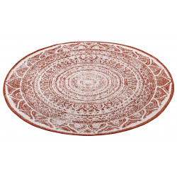 DOPRODEJ: 200x200 (průměr) kruh cm Kusový koberec Twin Supreme 105497 Cayenne kruh – na ven i na doma