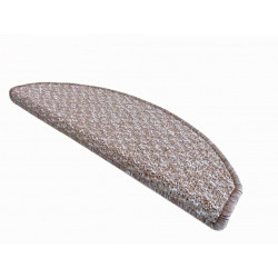 DOPRODEJ: 24x65 půlkruh cm Nášlapy na schody Toledo béžové půlkruh, samolepící