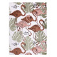 AKCE: 120x170 cm Dětský kusový koberec Fun Flami Flamingos cream