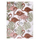 AKCE: POŠKOZENÝ: 120x170 Dětský kusový koberec Fun Flami Flamingos cream