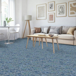 Metrážový koberec Rambo 77 modrý, zátěžový