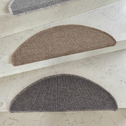 Nášlapy na schody Nature NEW hnědá půlkruh, samolepící