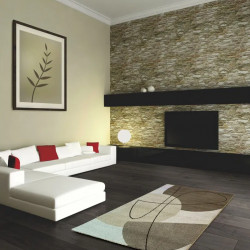 Kusový koberec Achat 550 Dark beige