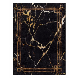 Kusový koberec Miro 51333.801 Marble black / gold