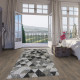 AKCE: 160x220 cm Kusový koberec Lagos 1700 Grey (Dark Silver)