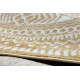 AKCE: 120x120 (průměr) kruh cm Kusový koberec Napkin gold kruh