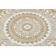 AKCE: 120x120 (průměr) kruh cm Kusový koberec Napkin gold kruh