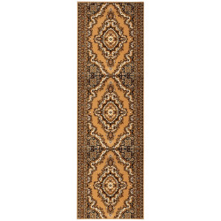 AKCE: 200x80 cm Běhoun na míru TEHERAN T-102 beige - obšitý ze všech stran