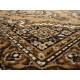 AKCE: 131x100 cm Běhoun na míru TEHERAN T-102 beige - obšitý ze všech stran