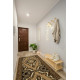 AKCE: 131x100 cm Běhoun na míru TEHERAN T-102 beige - obšitý ze všech stran