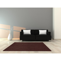 AKCE: 160x230 cm Neušpinitelný kusový koberec Nano Smart 302 vínový