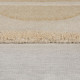 AKCE: 120x120 (průměr) kruh cm Ručně všívaný kusový koberec Lois Scallop Natural kruh