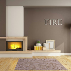 Kusový koberec Scroll béžový čtverec