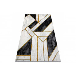 AKCE: 160x220 cm Kusový koberec Emerald 1015 black and gold