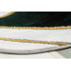AKCE: 80x150 cm Kusový koberec Emerald 1015 green and gold