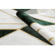 AKCE: 80x150 cm Kusový koberec Emerald 1015 green and gold