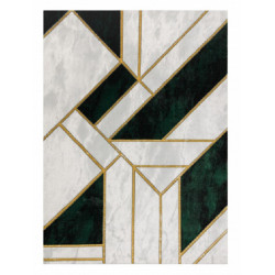 AKCE: 80x150 cm Kusový koberec Emerald 1015 green and gold